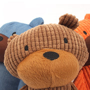 Pet corduroy teddy bear toy