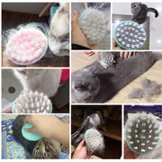 Massage Bath Brush Comfortable Pet Brush Grooming Dog PuppyWashing Cleaning Bath Brush Comb Dog Massage Shower