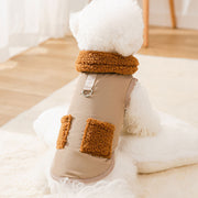 Dog Puppy Clothes Korean Style Coffee Sweater Fit Small Dog Pet Cat Autumn &Winter Pet Cute Costume Dog Cloth Coat