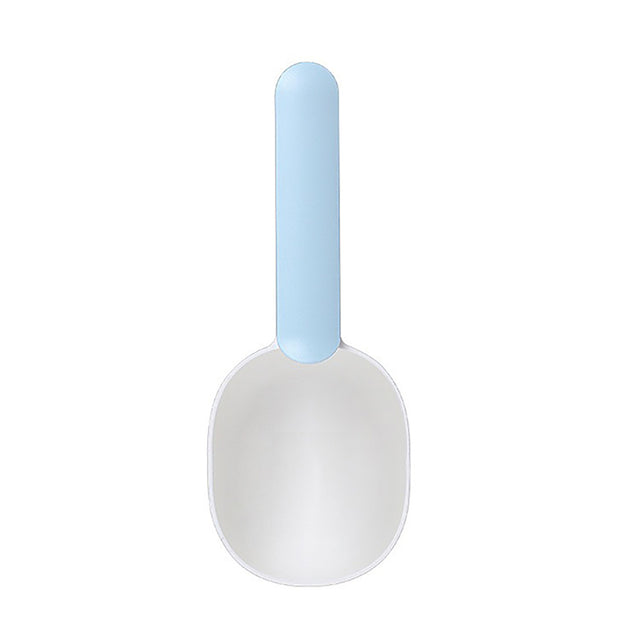 Pet Food Scoop With Ergonomic Bag Clip Handle For Cats Puppies And Small Dogs Measuring Scoop Dog Food Scoop, Plastic Measuring Cup Pet Food Feeding 1 Cup Spoon Long Handle With Clip For Dogs Cats