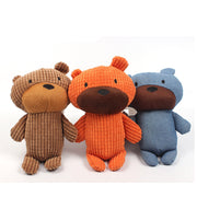 Pet corduroy teddy bear toy